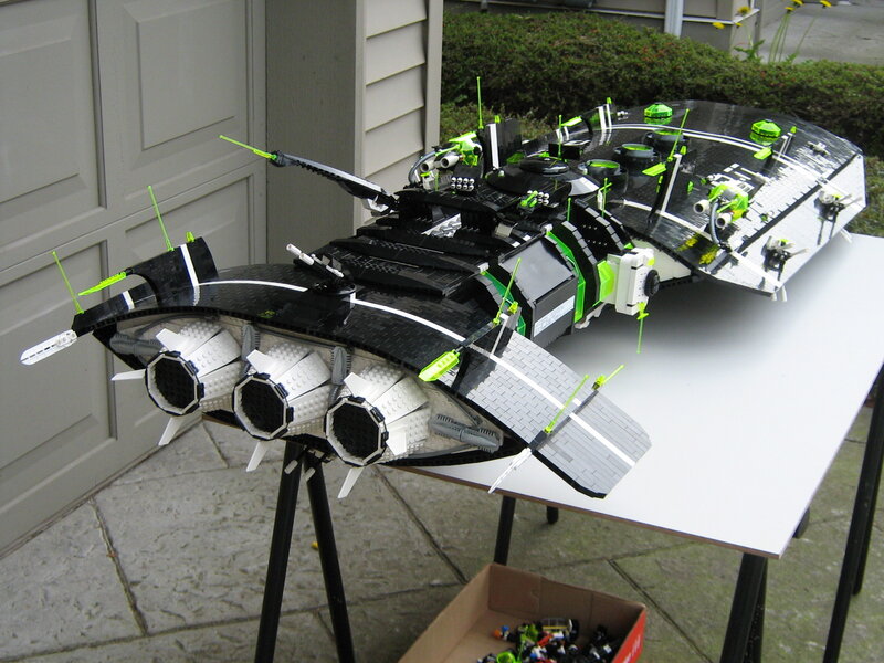 Lego spaceship model