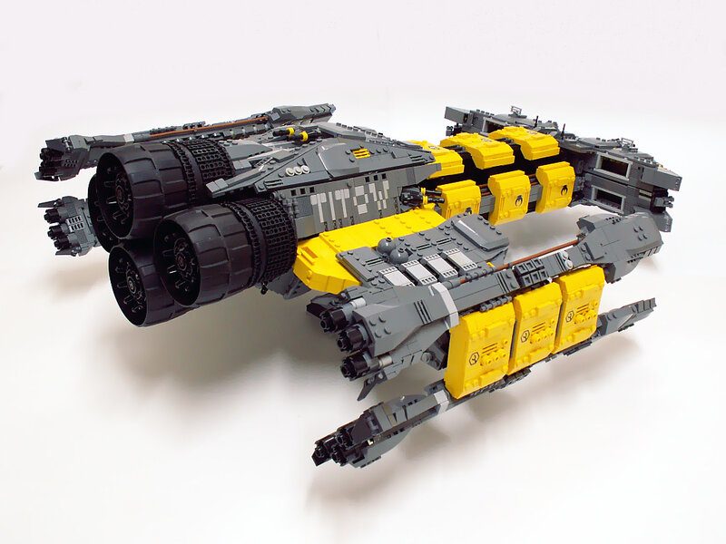 Lego Spaceship Model — Gray