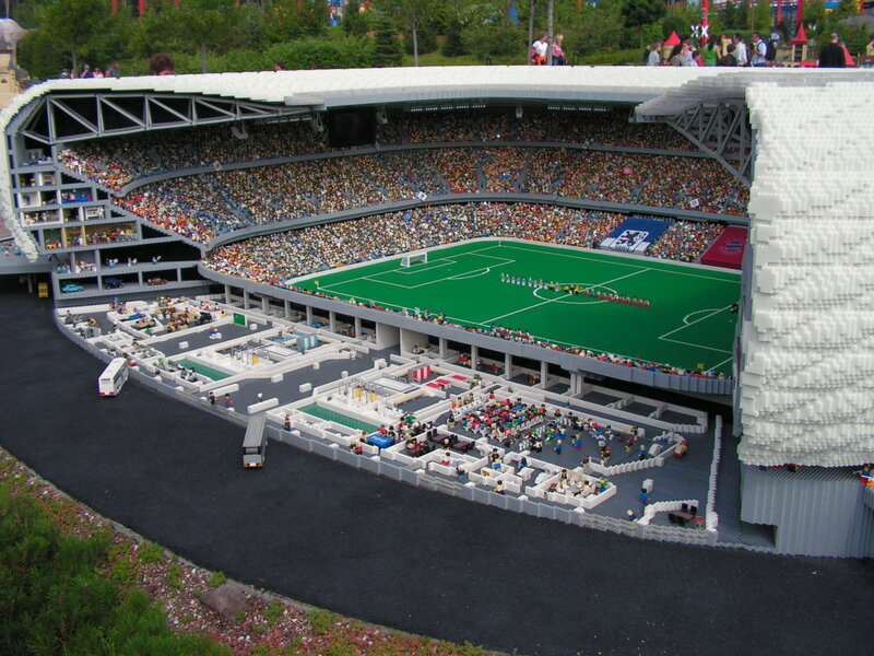 Lego stadium model