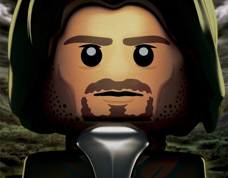 Lego Star Wars character close-up