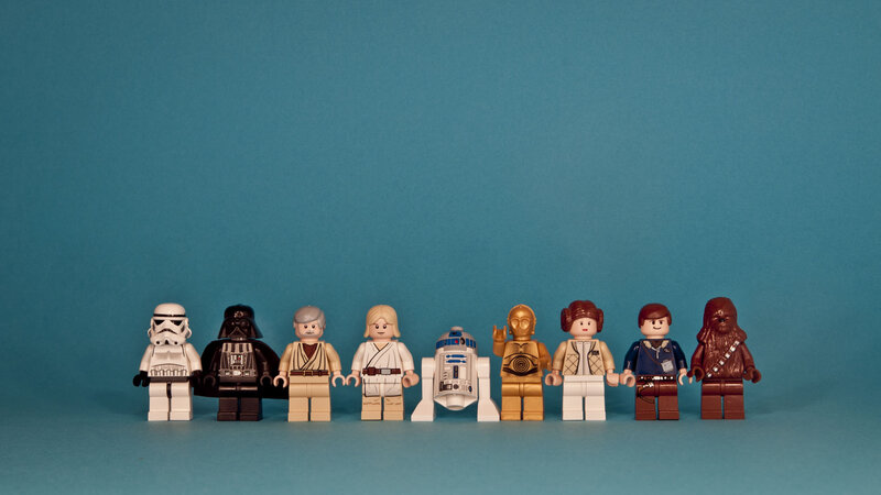 Lego Star Wars Figures — Blue