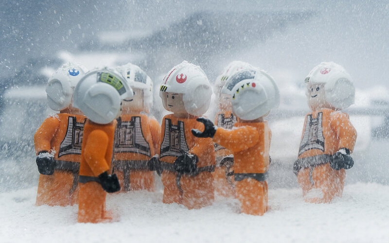 Lego Star Wars Figures — Orange