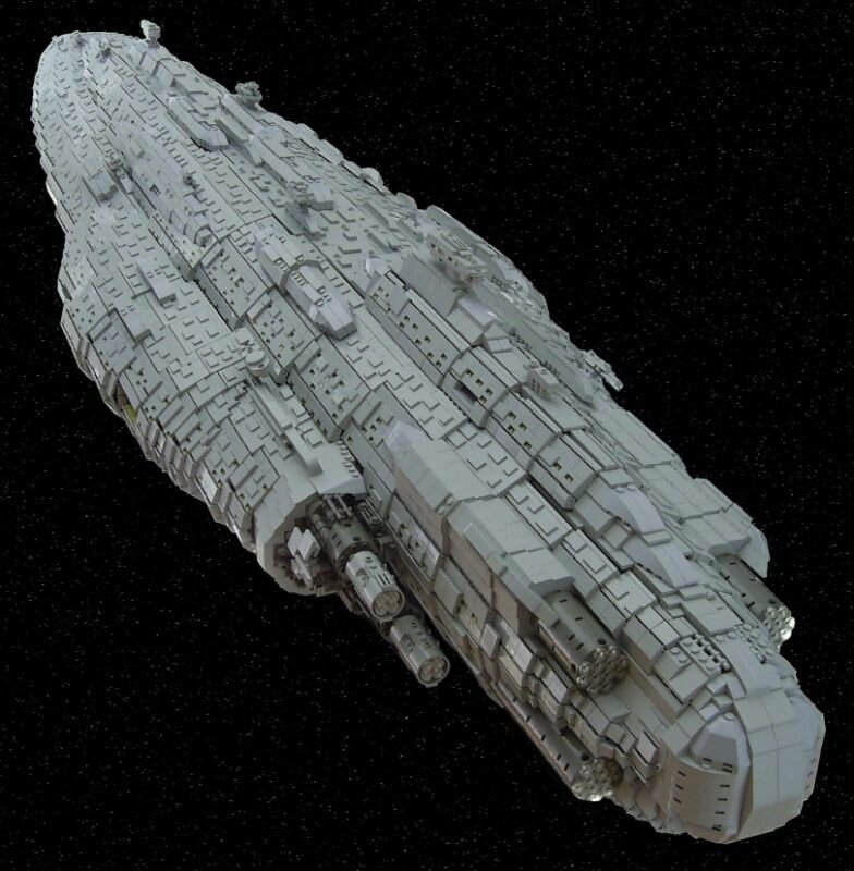 Lego starship model