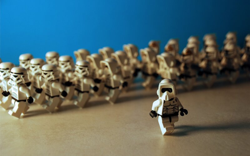 Lego Stormtrooper Figure — White