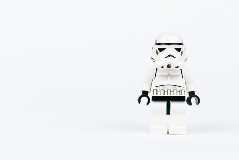 Lego stormtrooper minifigure