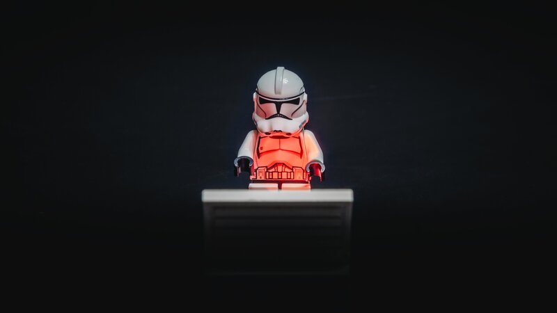 Lego Stormtrooper Minifigure — Black