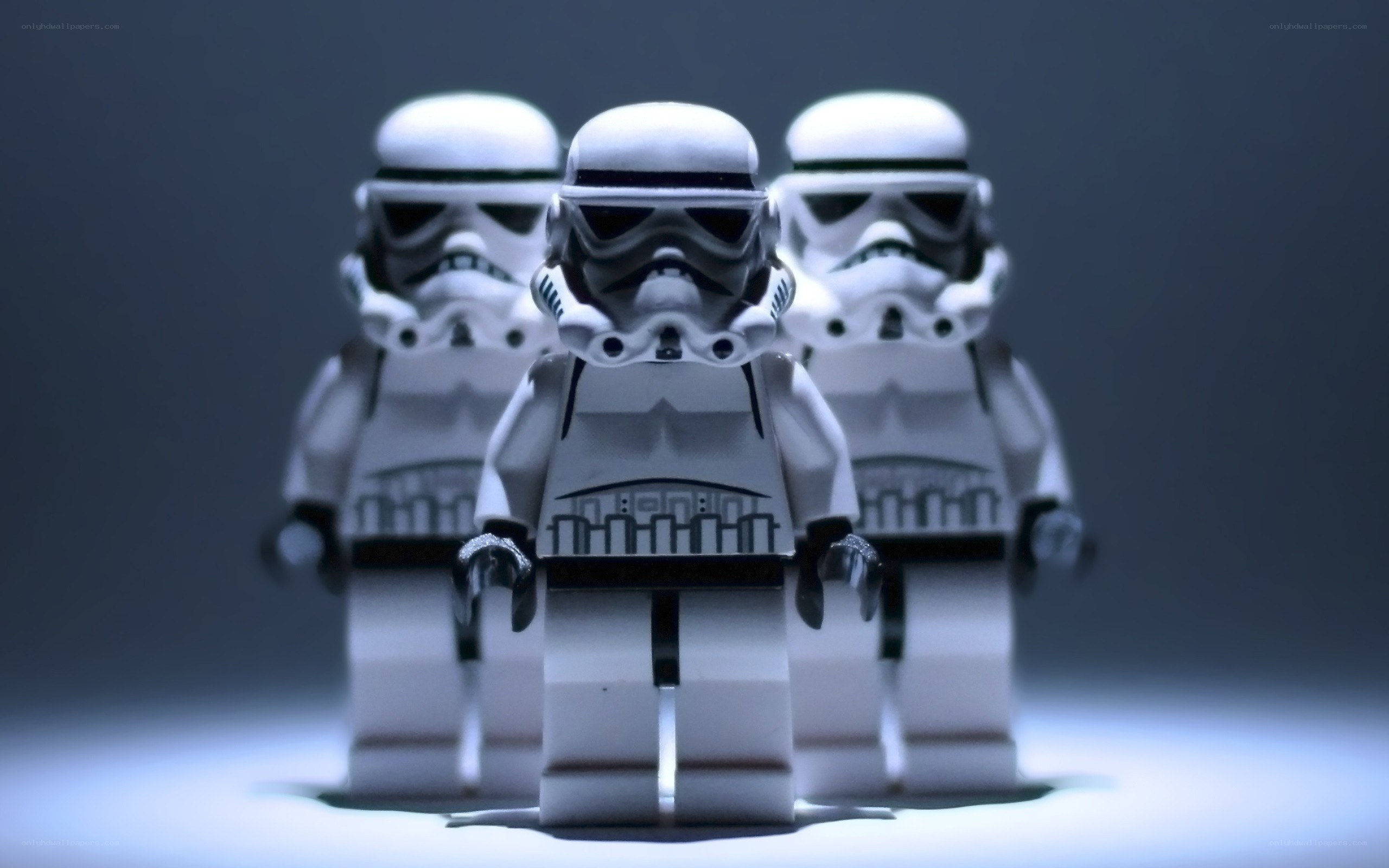 Lego stormtroopers in formation