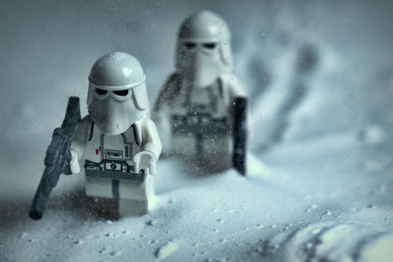 Lego Stormtroopers in Snow