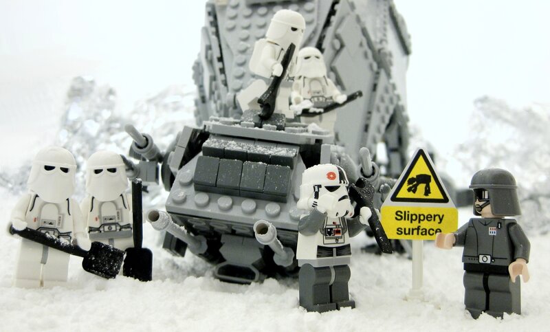 Lego Stormtroopers in Snow — White