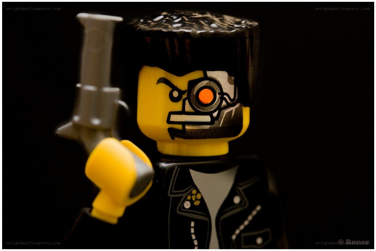 Lego Terminator minifigure