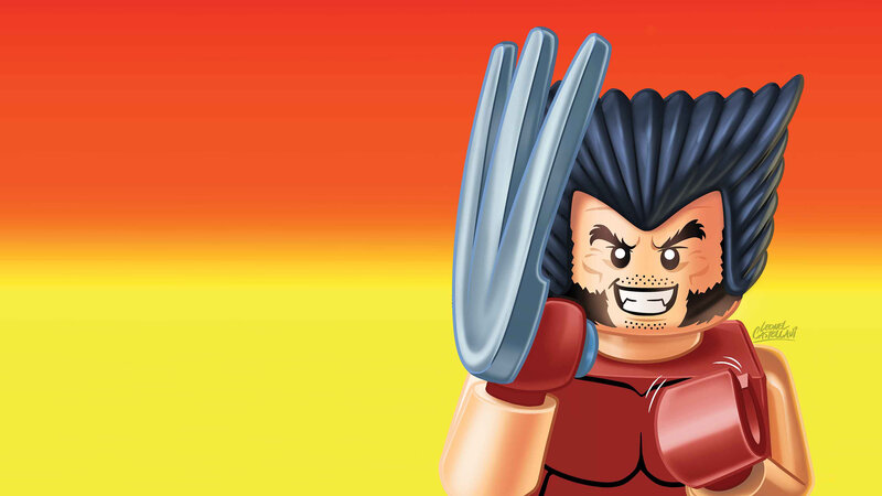 Lego Wolverine Figure