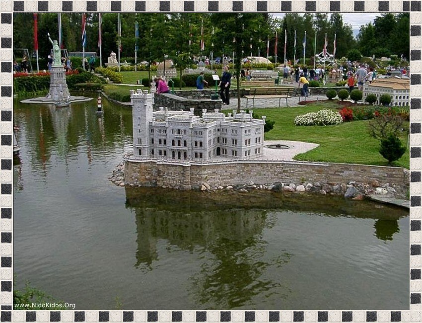 Legoland castle model