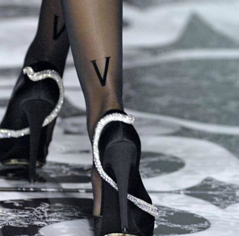 Legs in High Heels — Black, Dramatic, Photograph