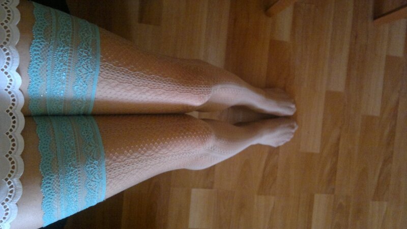 legs in lace stockings