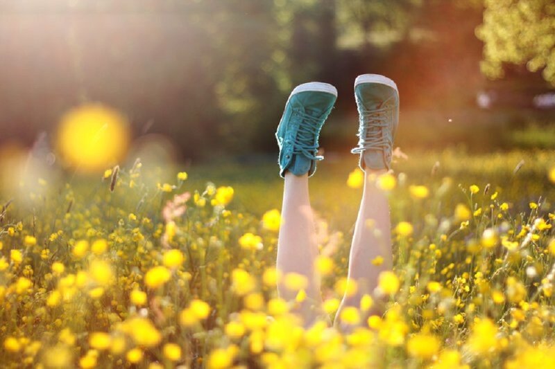 Legs in Sneakers