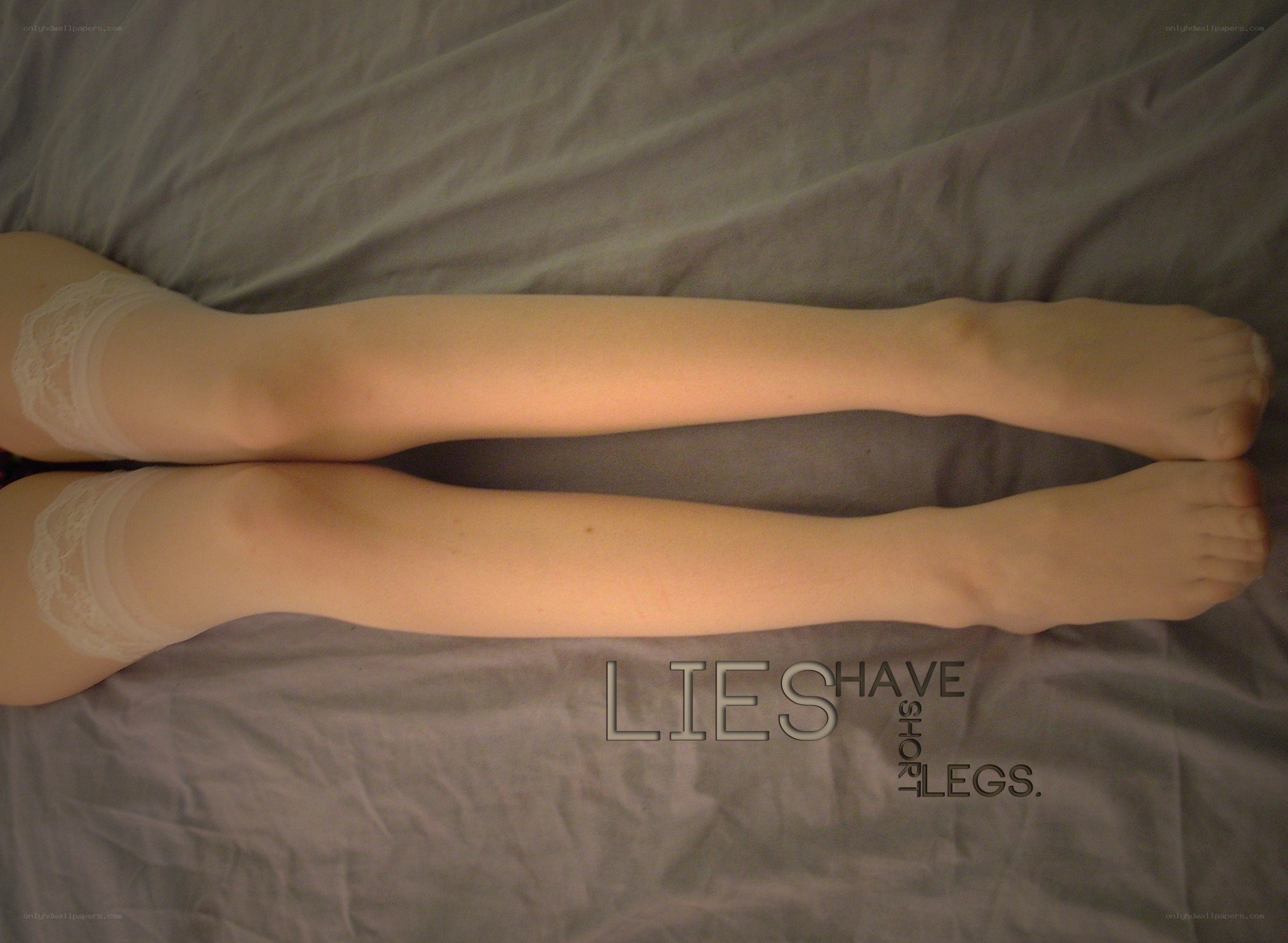 legs with lace garter belts