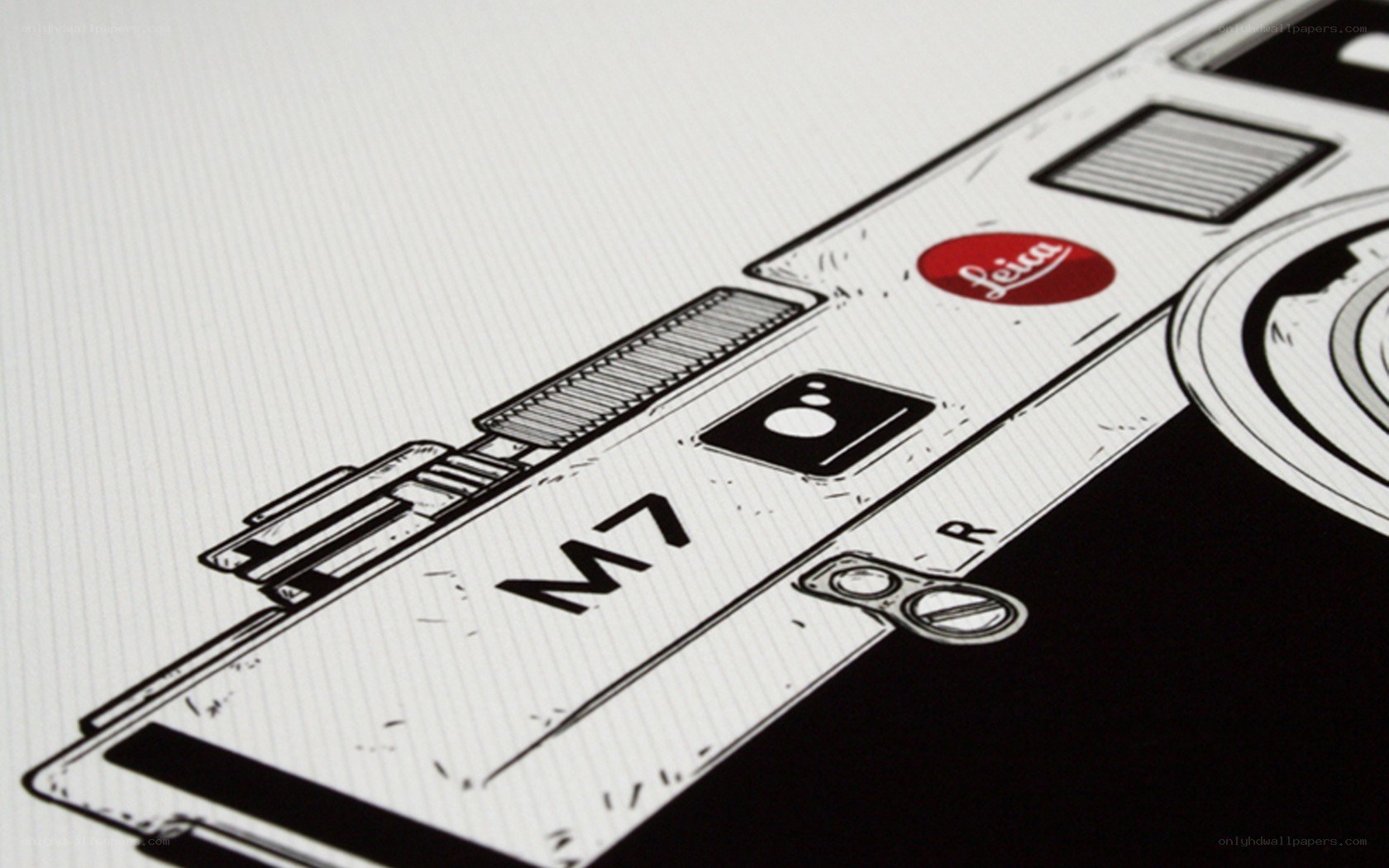 Leica M7 camera illustration