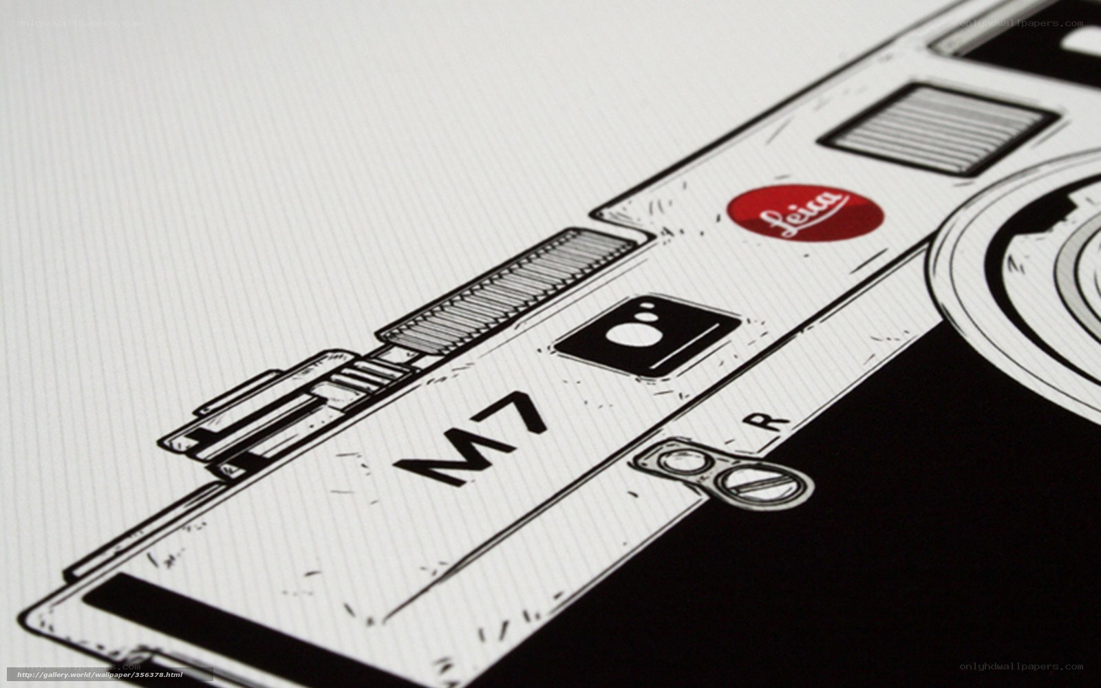 Leica M7 camera illustration