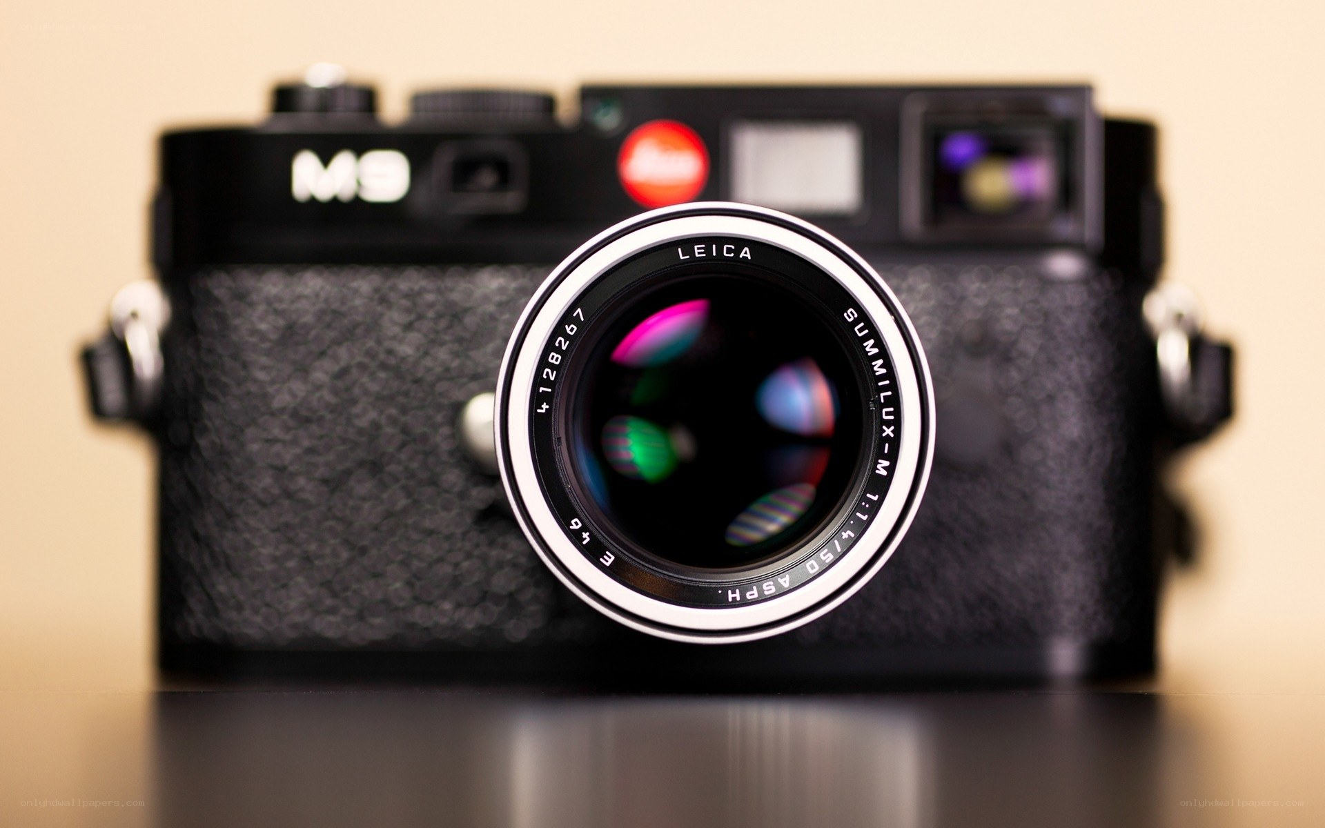 Leica M9 camera with lens