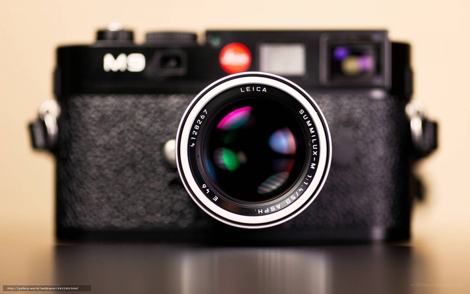 Leica M9 camera with lens