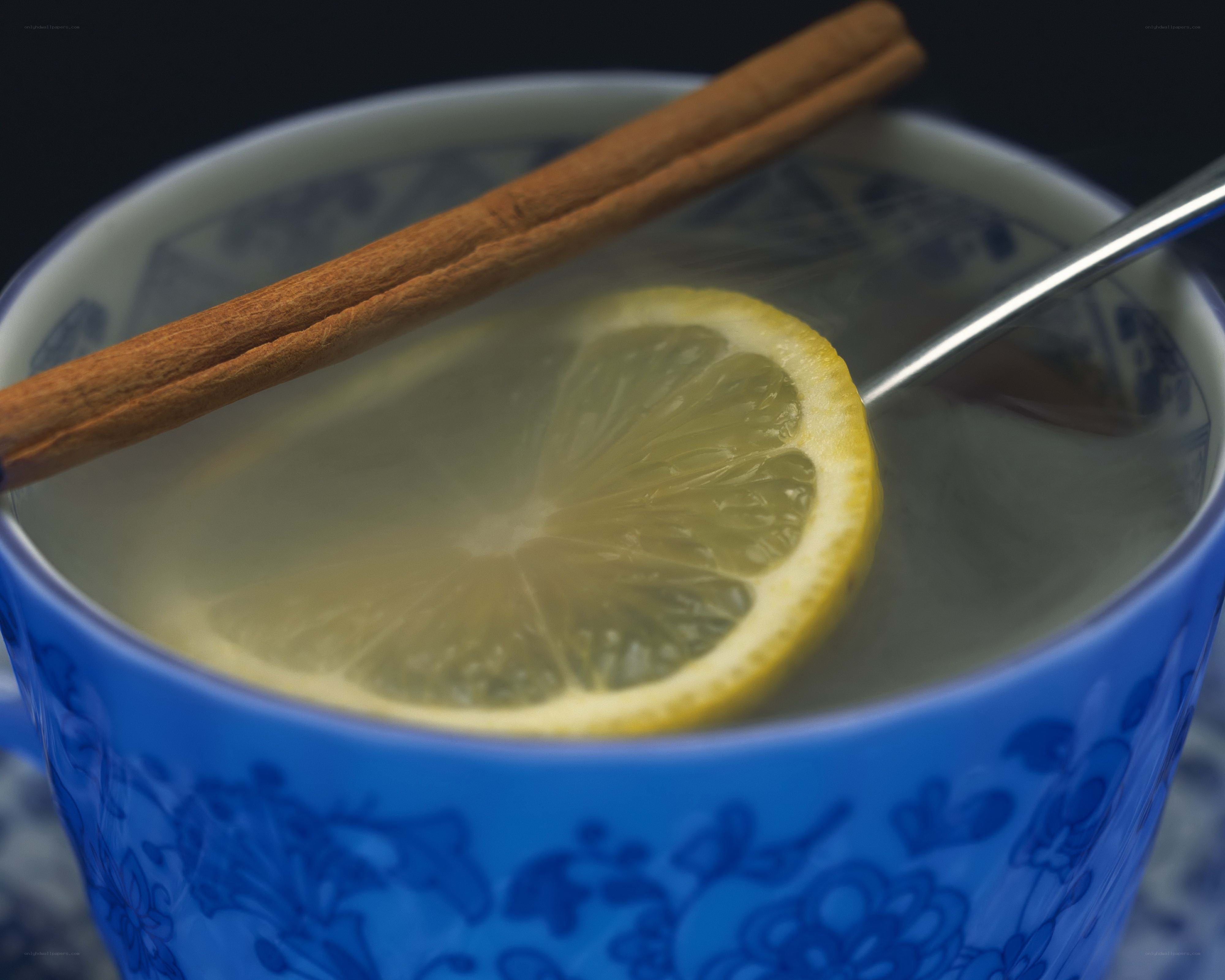 lemon and cinnamon tea