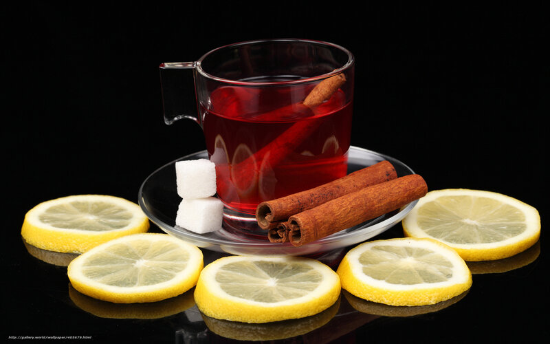 Lemon and Cinnamon Tea — Black