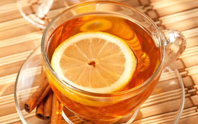 lemon and cinnamon tea