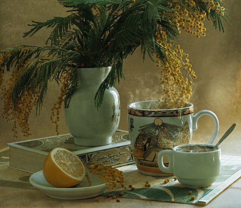 Lemon and Coffee Cups