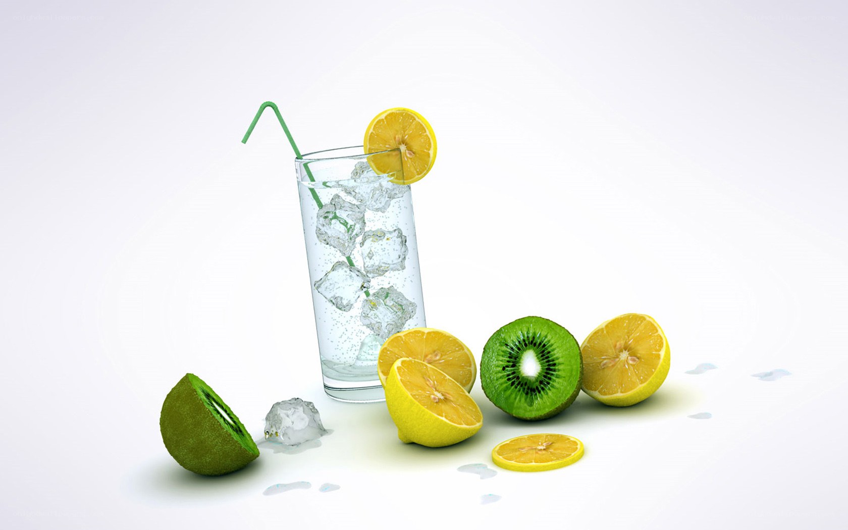 lemon and kiwi drink