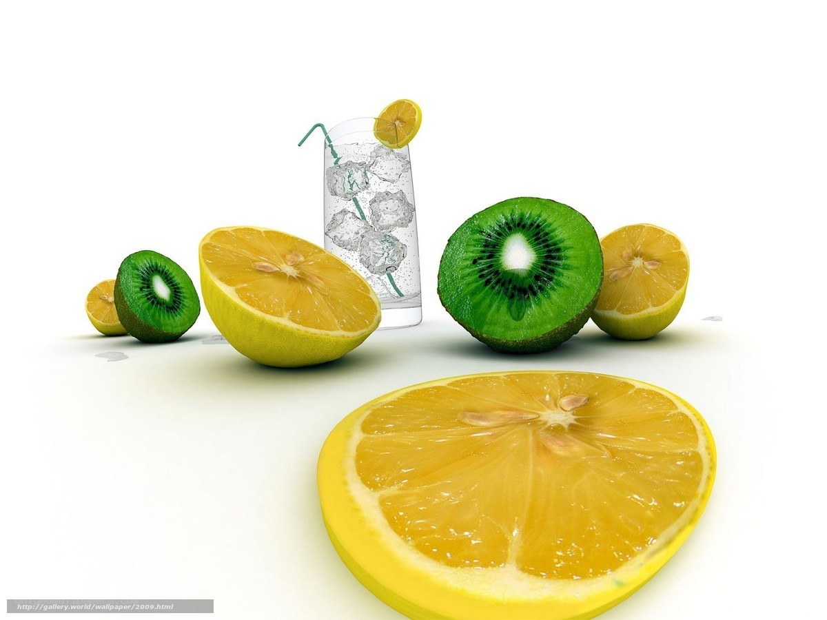 lemon and kiwi fruit display