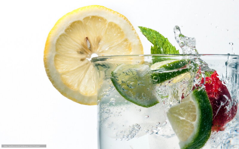 Lemon and Lime Drink — White, Refreshing