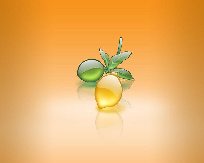 lemon and lime illustration