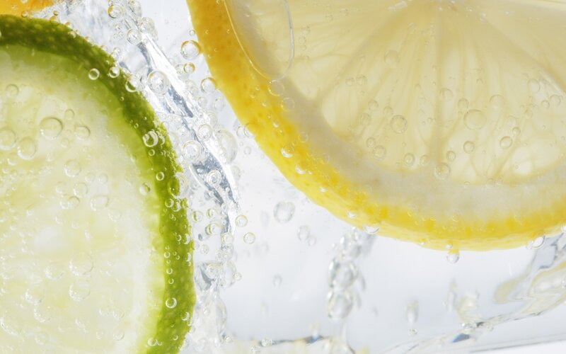 Lemon and Lime Slices — Yellow, Refreshing