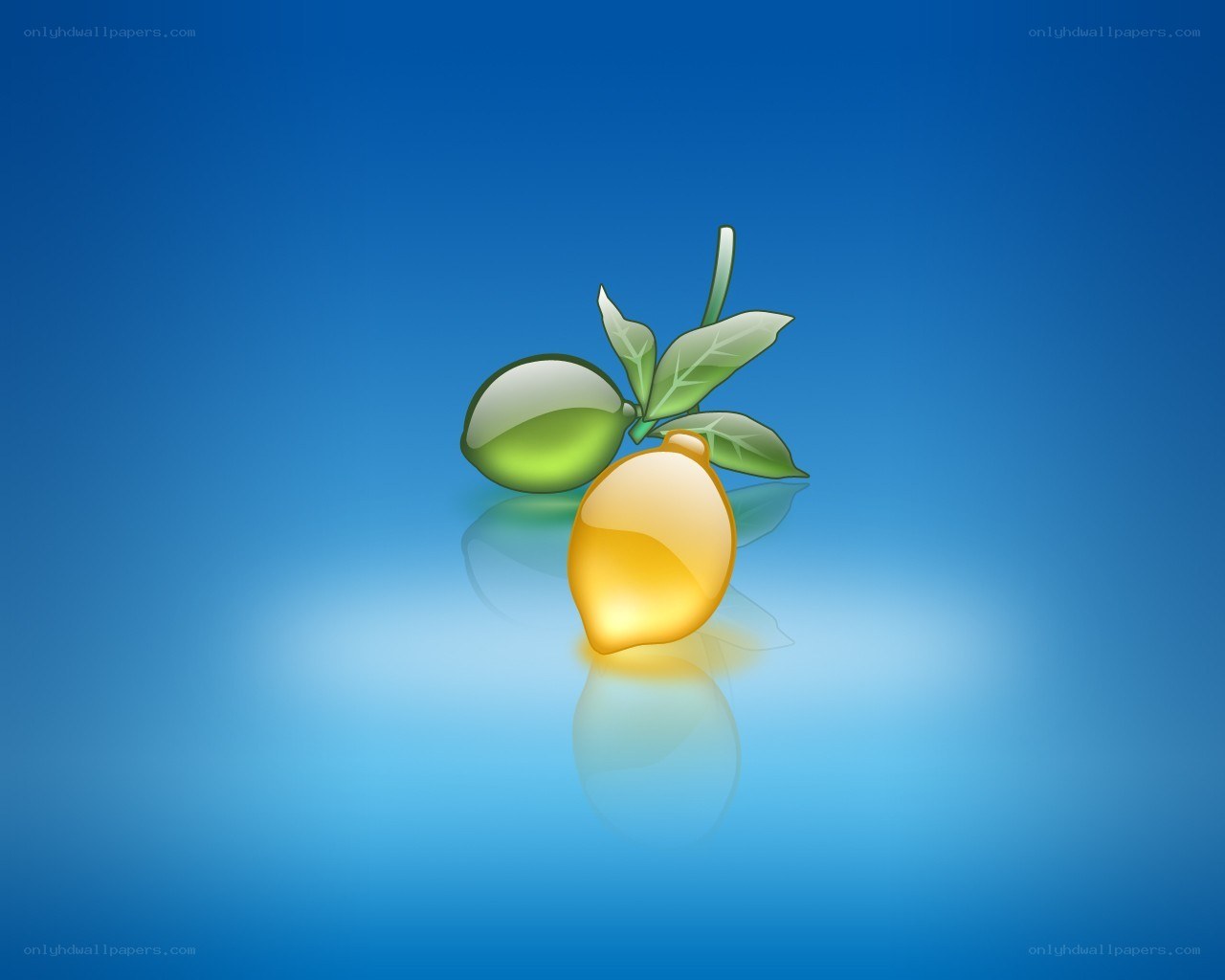 lemon and olive illustration