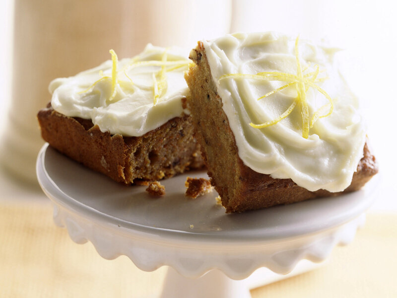 Lemon Cake Slices — White