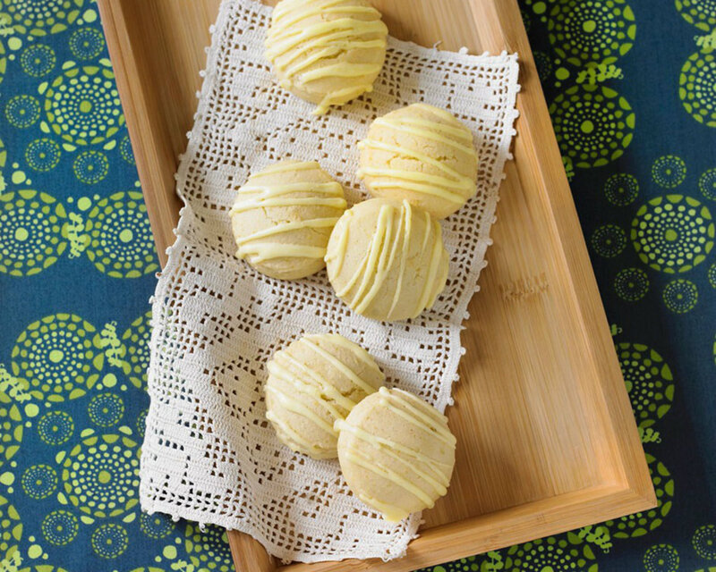 Lemon Cookies on Tray