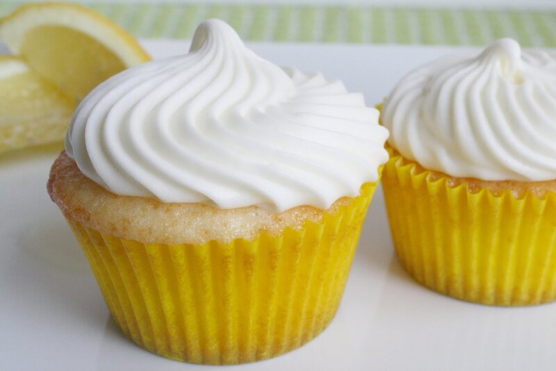 Lemon Cupcakes — Yellow
