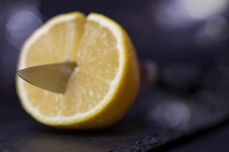 Lemon Cut in Half