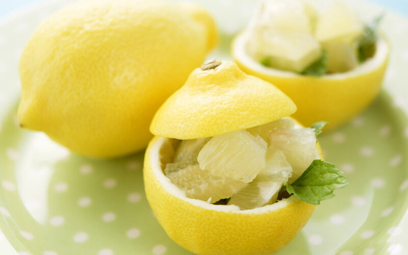 Lemon Fruit Halves