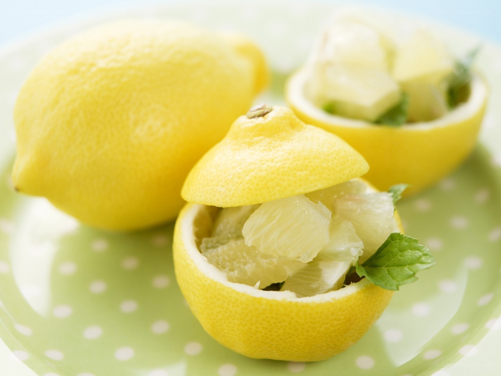 lemon fruit salad
