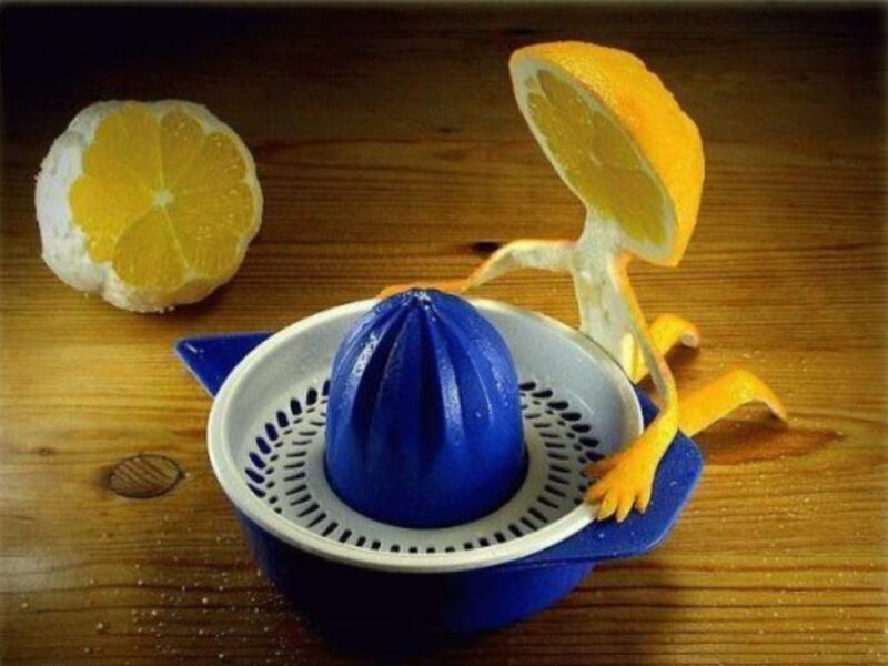 lemon juicer art