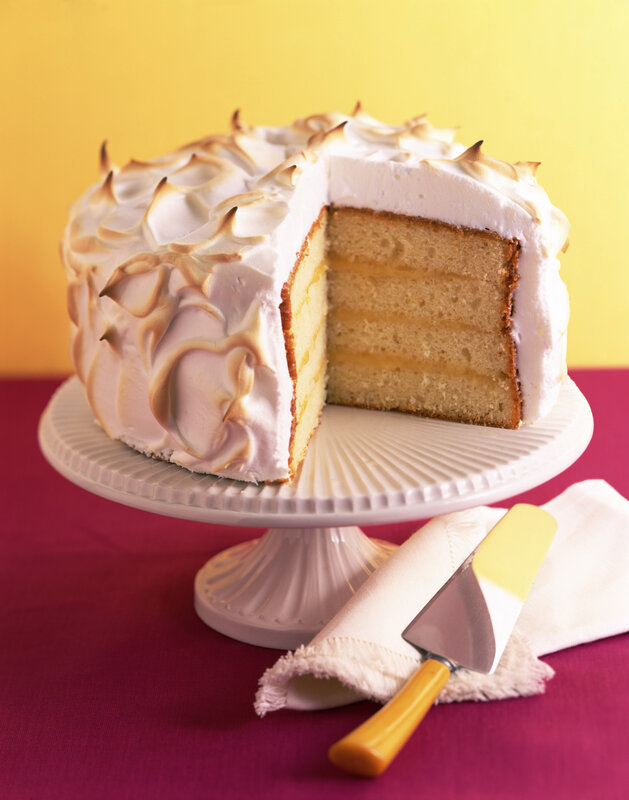 lemon meringue cake