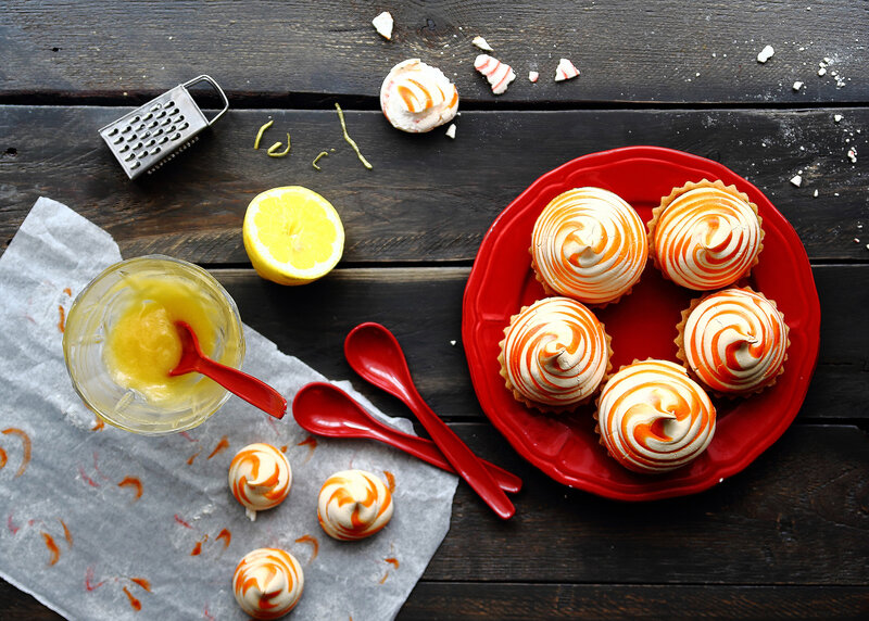 Lemon Meringue Desserts — Red