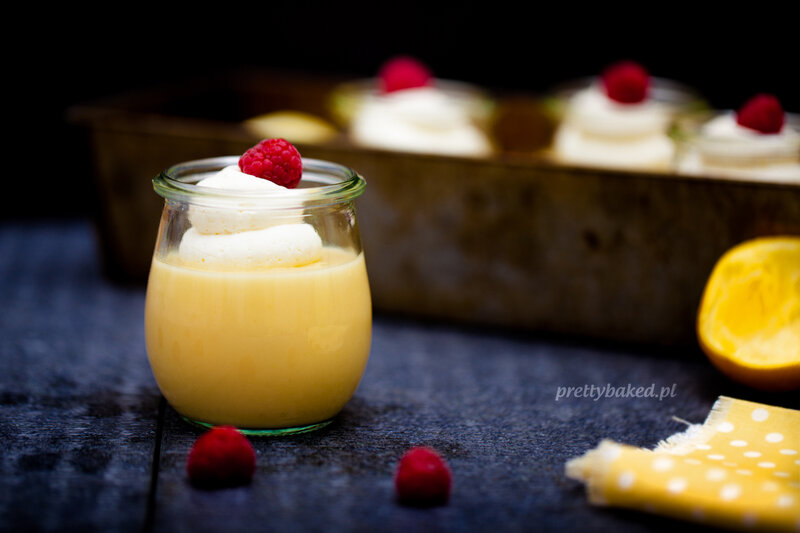 Lemon Pudding in Glass