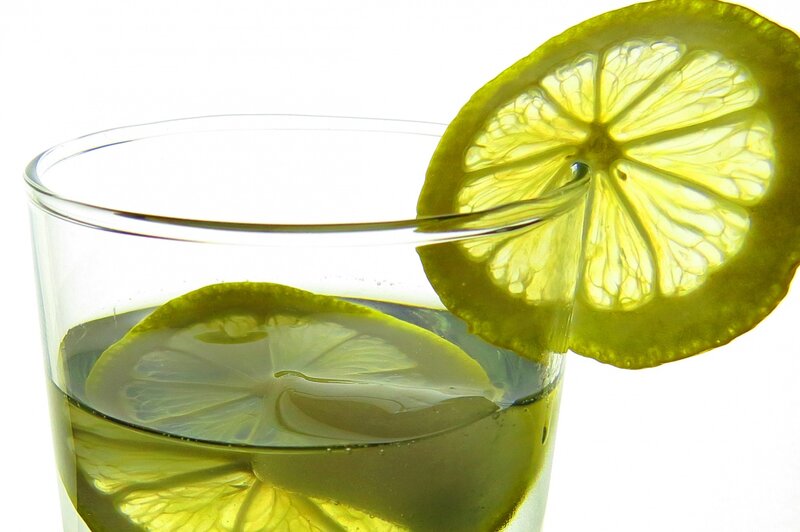 Lemon Slice in Glass