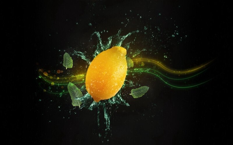 lemon splash with mint