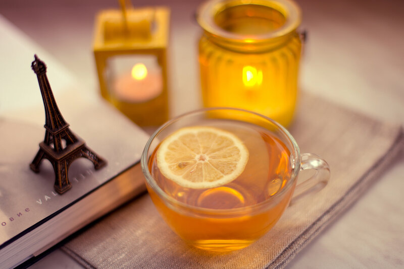 Lemon Tea in a Cup — Yellow