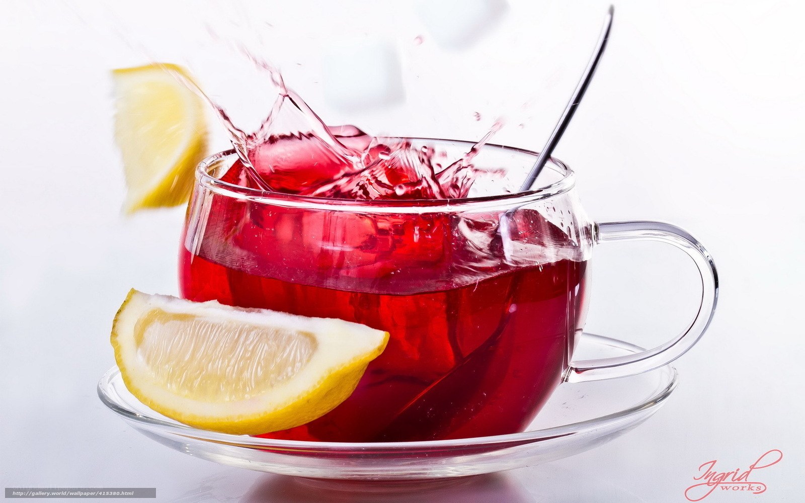 lemon tea splash