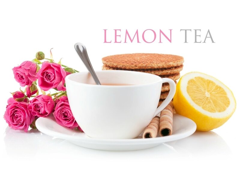 Lemon Tea with Cookies