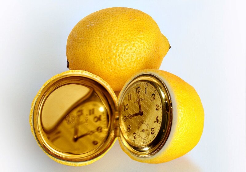 Lemon with Pocket Watch